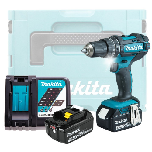 Дрель-шуруповерт ударная аккумуляторная Makita DHP482RTJ