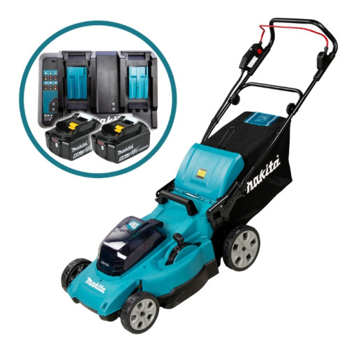 Газонокосилка аккумуляторная Makita DLM480CT2