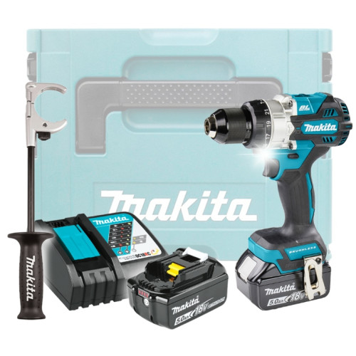 Дрель-шуруповерт ударная аккумуляторная Makita DHP486RTJ