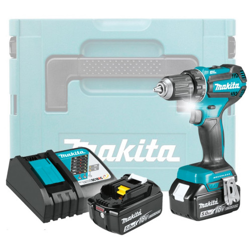 Дрель-шуруповерт аккумуляторная Makita DDF485RTJ