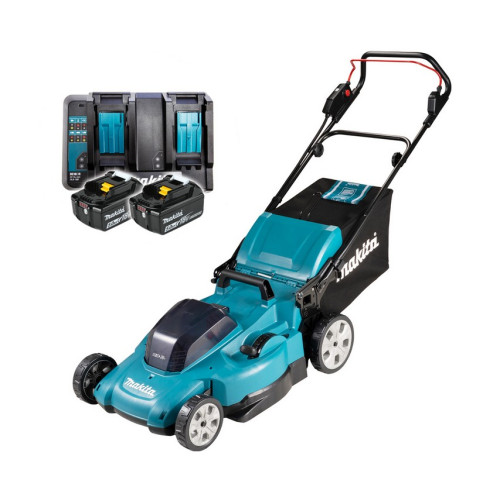 Газонокосилка аккумуляторная Makita DLM538CT2