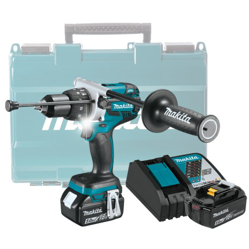 Дрель-шуруповерт ударная аккумуляторная Makita DHP481RTE