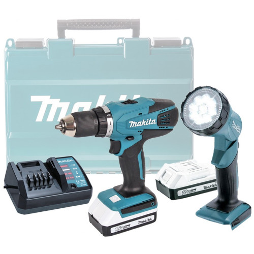 Дрель-шуруповерт аккумуляторная Makita DF457DWLE