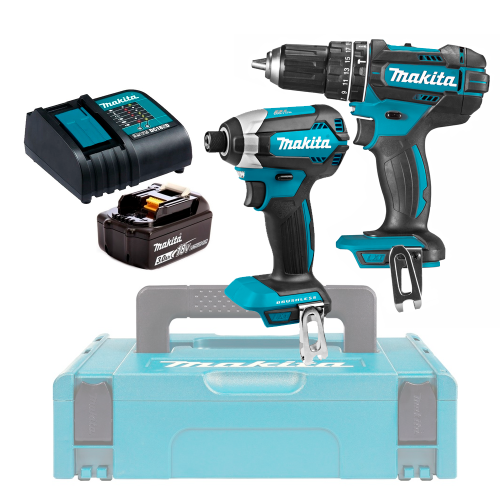 Набор аккумуляторного инструмента Makita D53H82RFJ (DHP482Z, DTD153Z)