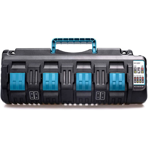 Зарядное устройство Makita DC18SF, 14.4-18В, 4 порта (196430-2)