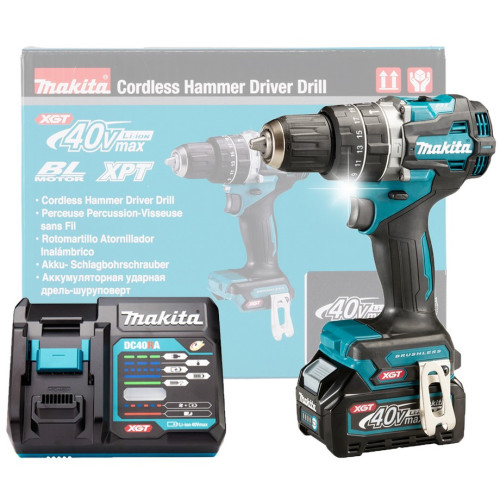 Дрель-шуруповерт ударная аккумуляторная Makita HP002GM101