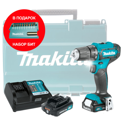 Дрель-шуруповерт аккумуляторная Makita DF333DAX13
