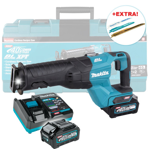 Пила сабельная аккумуляторная Makita JR001GM201