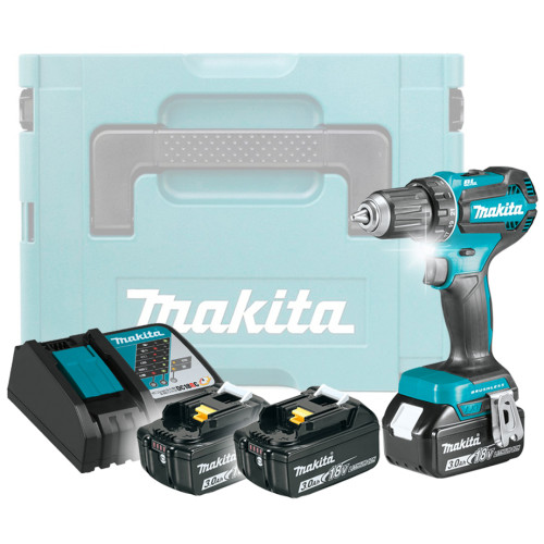 Дрель-шуруповерт аккумуляторная Makita DDF485RF3J