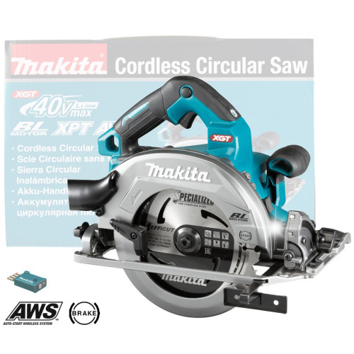 Пила дисковая аккумуляторная Makita HS004GZ01 XGT
