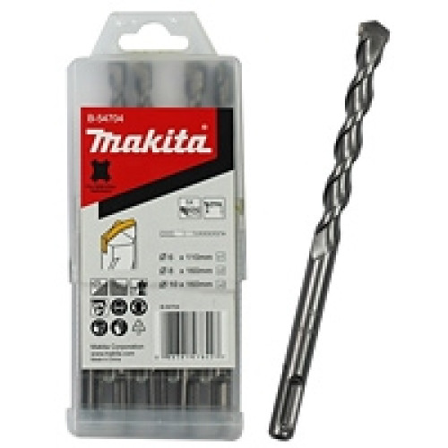 Набор буров по бетону SDS-Plus (8х110) 5 шт Centering Tip Makita B-60333