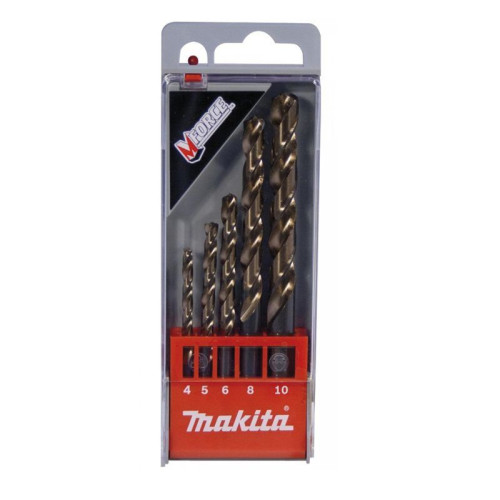 Набор свёрл M-force HSS (4,5,6,8,10 мм) 5 шт Makita D-30508