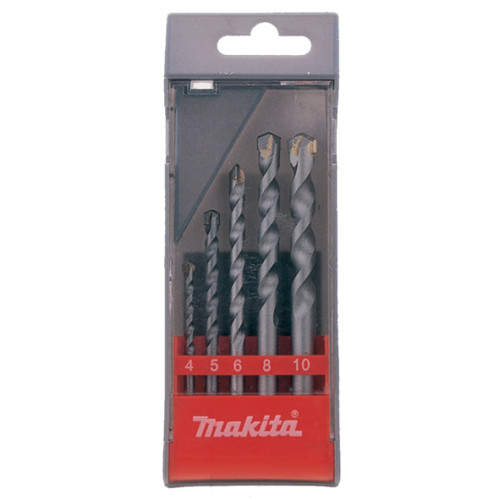 Набор сверл по кирпичу 4, 5, 6, 8 и 10 мм, 5 шт Makita D-72877