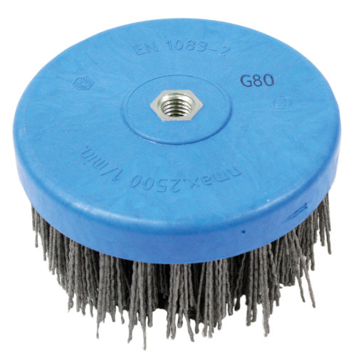 Щетка нейлоновая чашечная 130x55 мм, K80, М14 для УШМ Makita P-81119