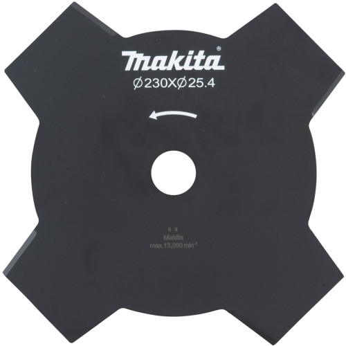 Нож для травы 230х25.4х1.8, 4T Makita 195150-5