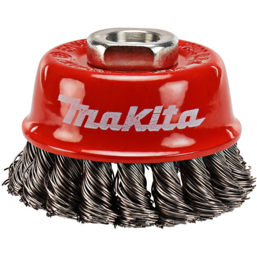 Чашечная щётка 65 мм из стальной проволоки 0,5 мм, M14 для УШМ Makita P-04488