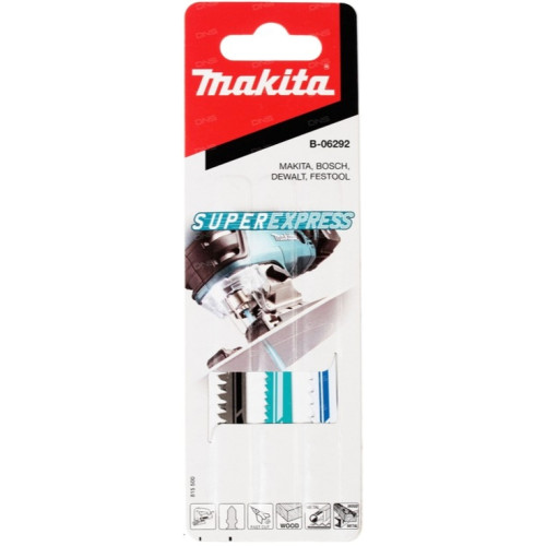 Набор лобзиковых пилок Super Express, 75 мм (B50, B51, B52) 3 шт Makita B-06292