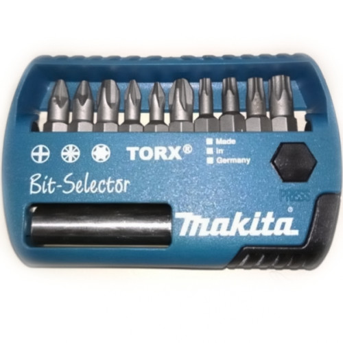 Набор насадок Torsion, 25 мм, 10 шт с магнитным держателем, 60 мм Makita P-54053