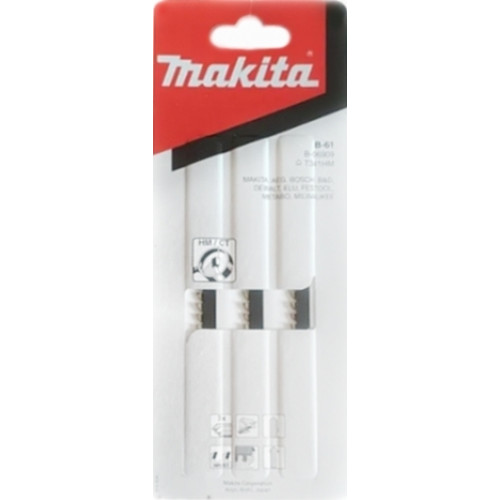 Лобзиковая пилка для гипсовых и пеноблоков, 105 мм, HM/TC, T341HM, 6TPI, В-61, 3 шт Makita B-06909