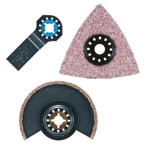 Набор насадок для работ с облицовочной плиткой, 3 шт к мультитулу Makita B-30586