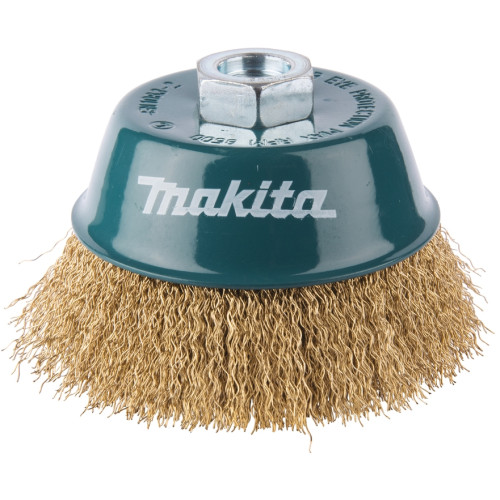 Чашечная щётка 100 мм с латунным покрытием M14 для УШМ Makita D-39805
