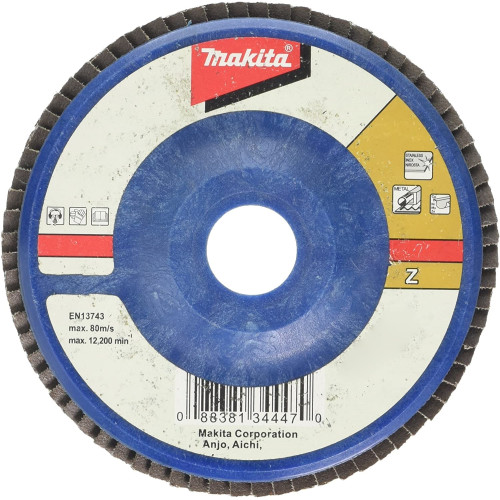 Лепестковый шлифовальный диск Z80, 125 мм, нейлон, плоский Makita D-27903