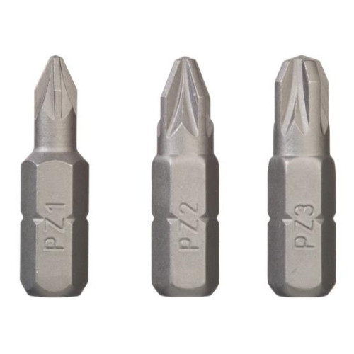 Насадка 25 мм, PZ1/2/3, C-form, 3 шт Makita B-24527