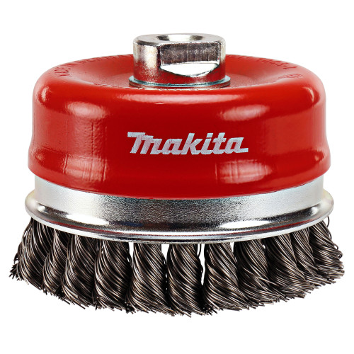 Чашечная щётка 100 мм из стальной проволоки 0.5 мм; M14 для УШМ Makita P-04472