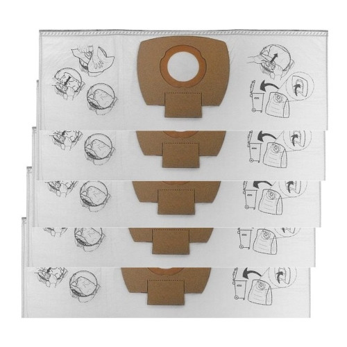 Синтетический мешок 10 л, 5 шт Makita P-72899