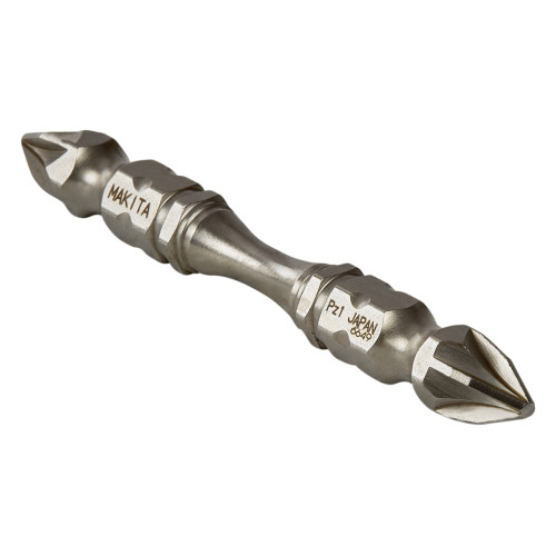 Насадка двусторонняя Silver Torsion, PZ1, 65 мм, E-form (MZ), 3 шт Makita B-21901