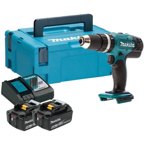 Дрель-шуруповерт ударная  аккумуляторная Makita DHP453RTJ