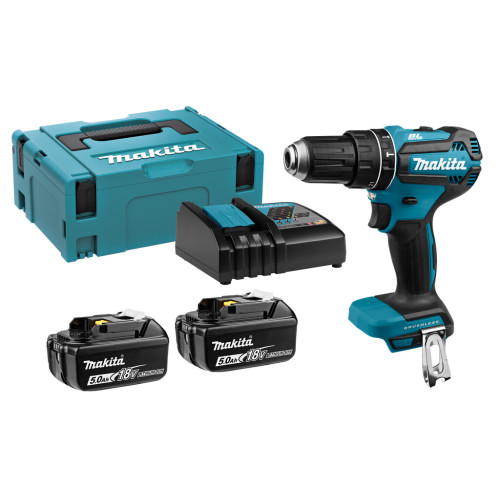 Дрель-шуруповерт ударная аккумуляторная Makita DHP485RTJ