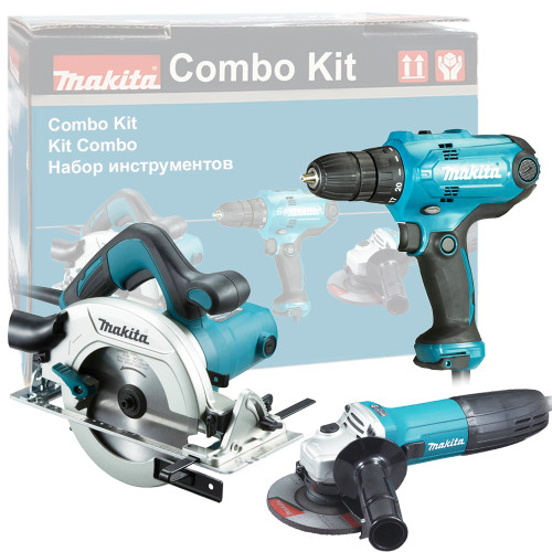 Набор инструментов Makita DK0119 (GA5030, HS6601, DF0300)